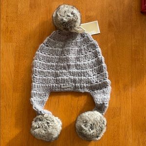 Michael Kors grey knit winter hat beanie